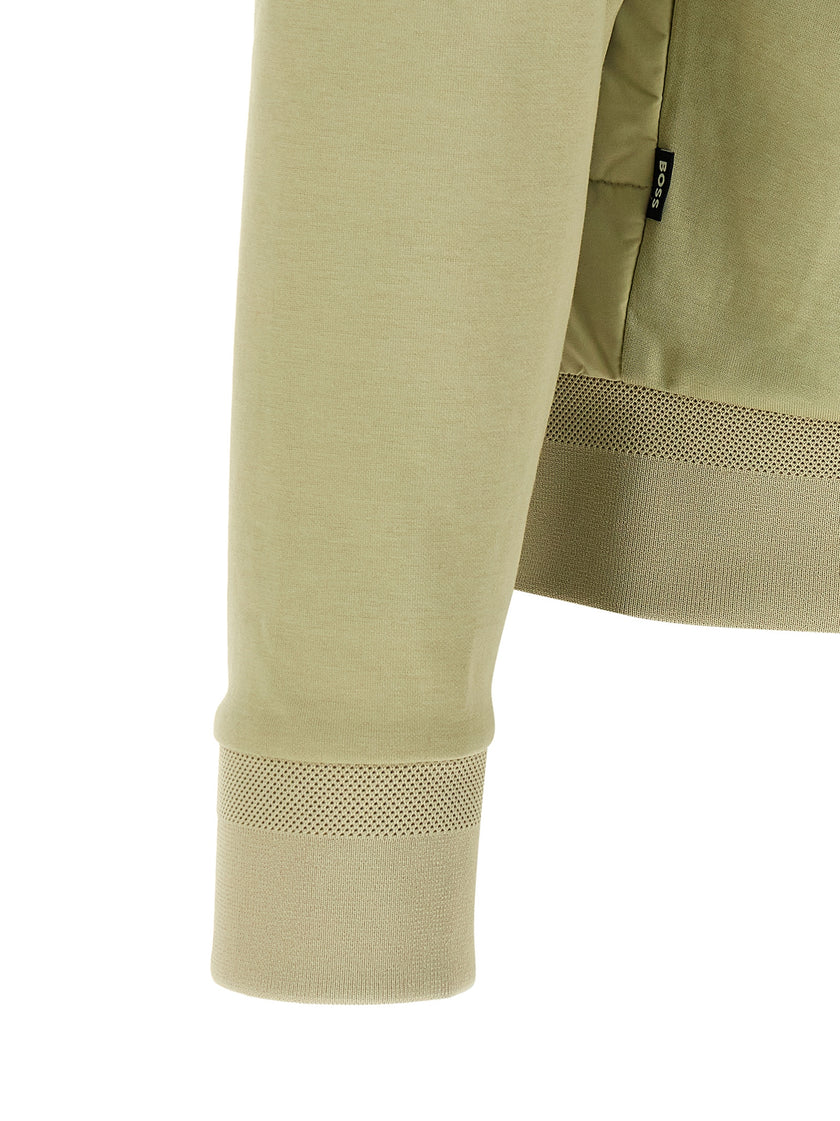 Hugo Boss Zweifarbiger Baumwollpullover
