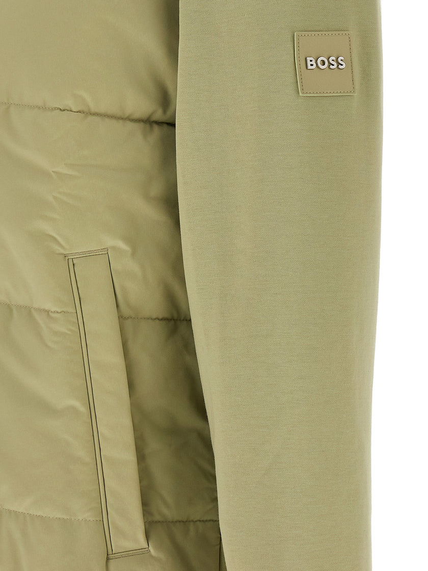 Hugo Boss Zweifarbiger Baumwollpullover