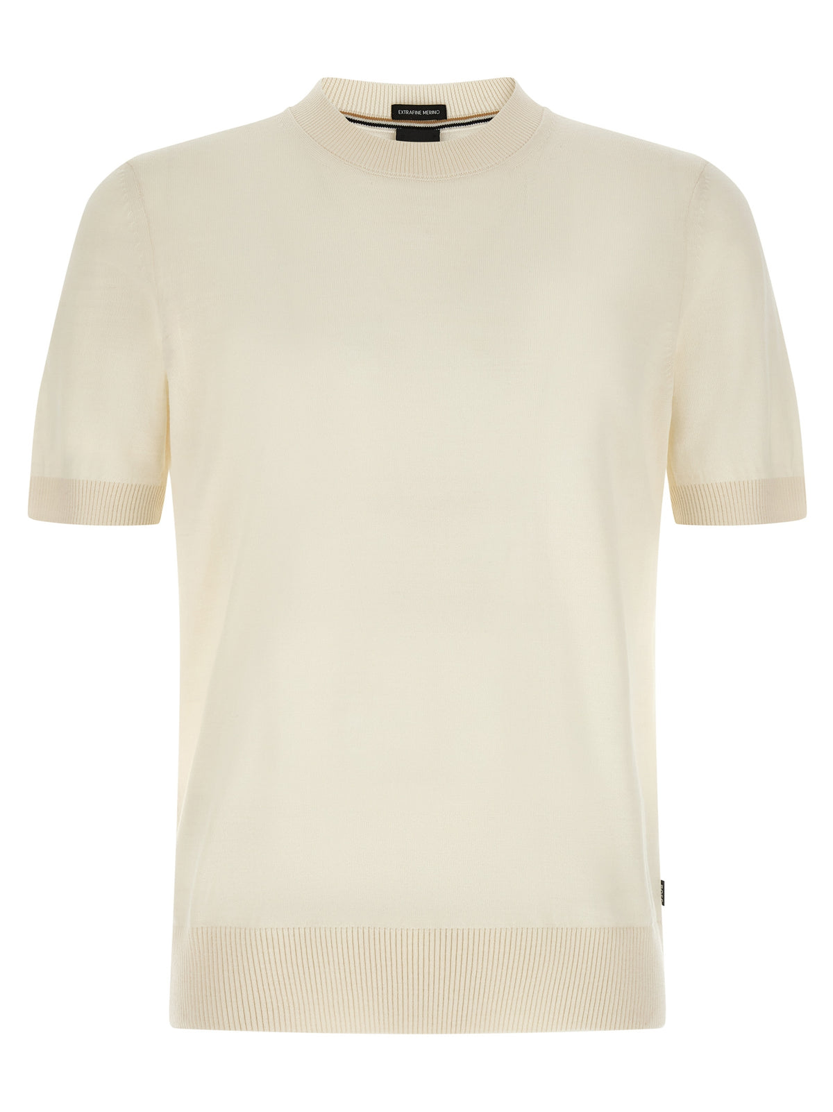 Hugo Boss White Pure Virgin Wool T-Shirt