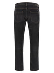 Hugo Boss Schwarze Baumwoll-Jeans mit geradem Bein