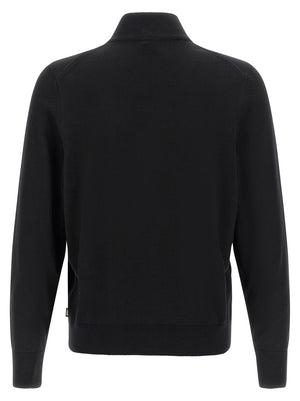 Hugo Boss Black Cardigan in Virgin Wool