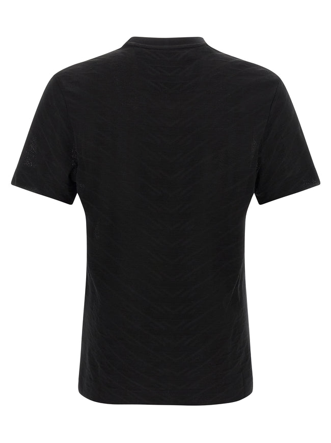Hugo Boss Schwarzes Baumwoll-T-Shirt