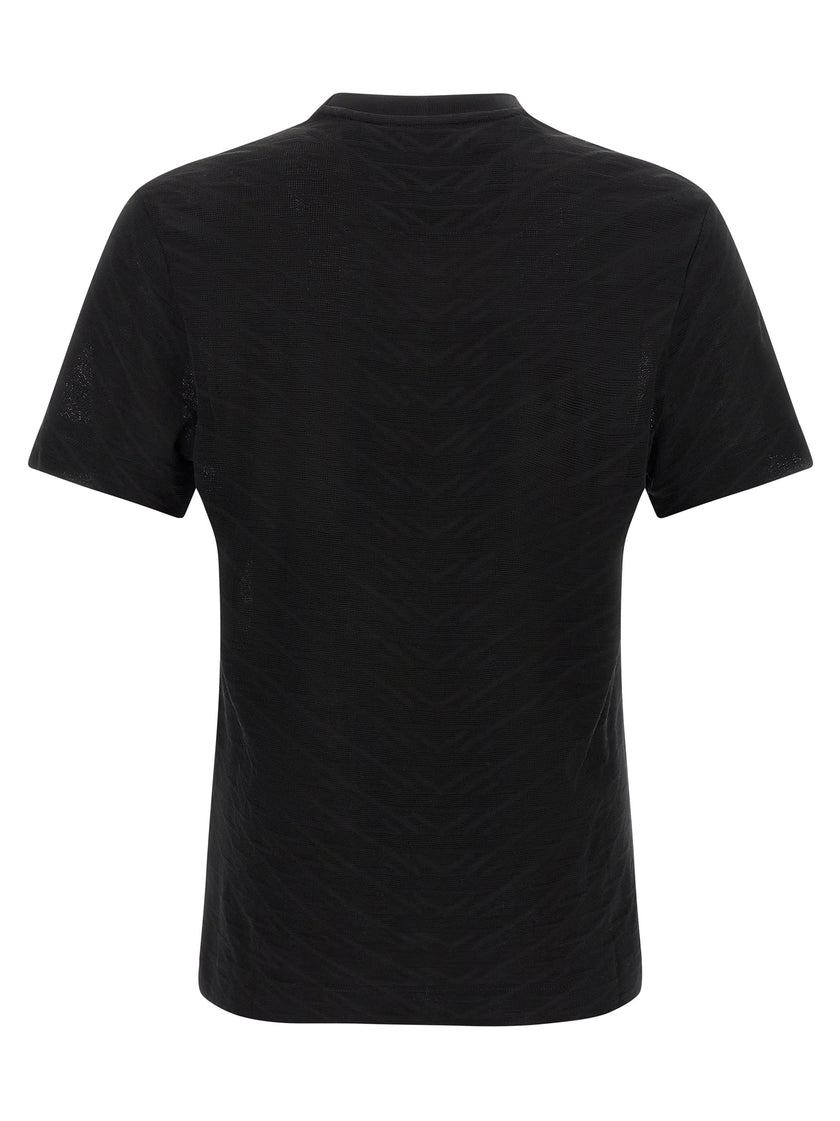 Hugo Boss Schwarzes Baumwoll-T-Shirt