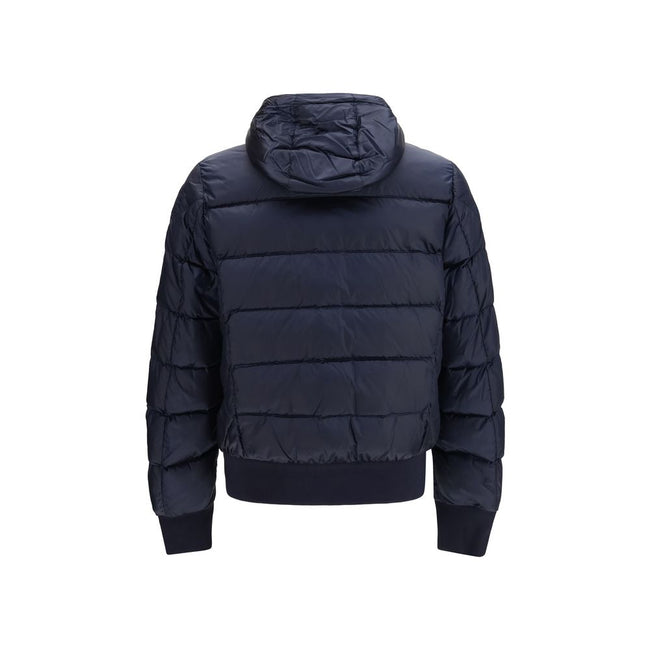 Parajumpers Blaue Daunenjacke in voller Länge