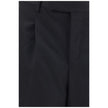 PT Torino Schwarze Wollhose Oves Aries Casual Pants