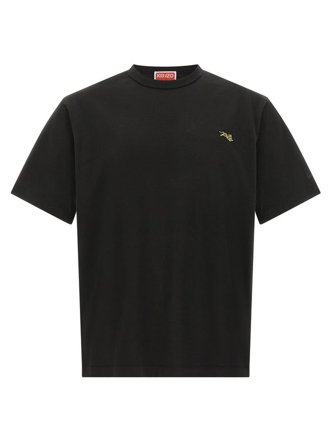 Kenzo Schwarzes Baumwoll-T-Shirt