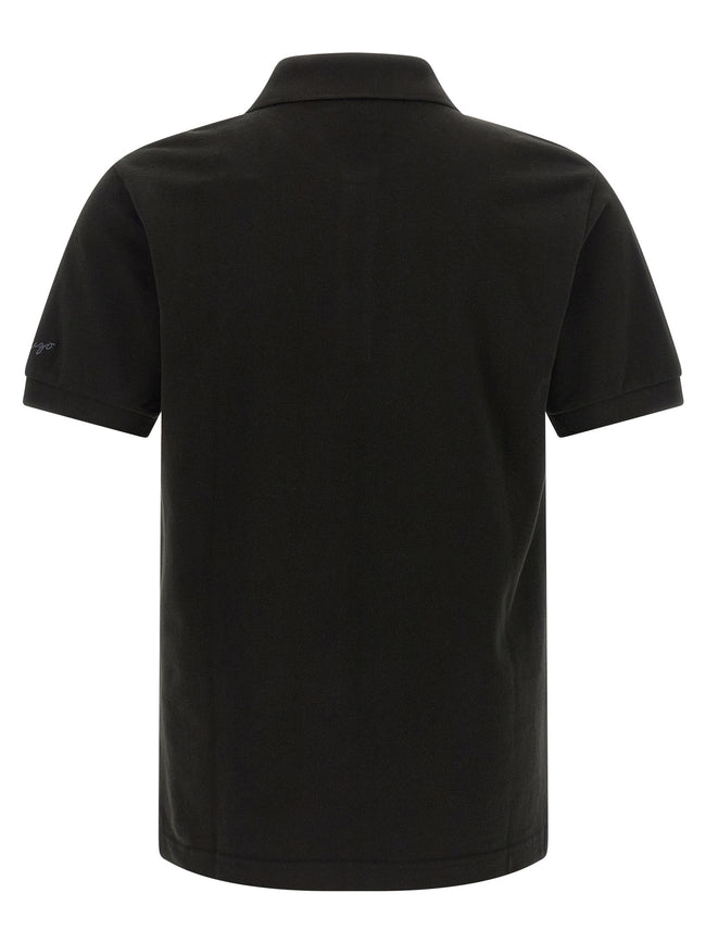 Kenzo Schwarzes Baumwoll-Poloshirt