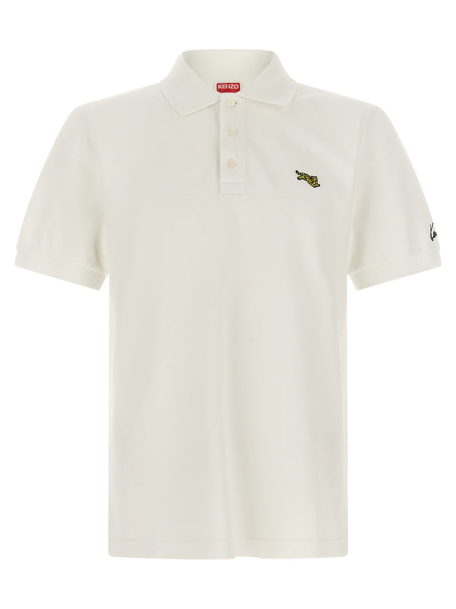 Kenzo Weißes Poloshirt aus Baumwolle