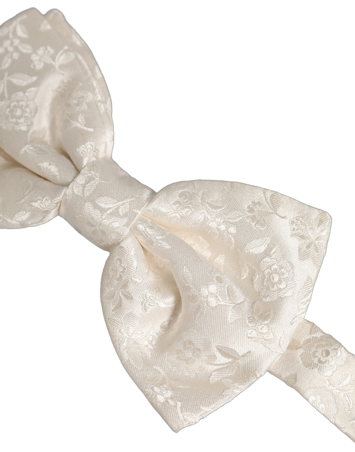 Dolce & Gabbana Men's Lilac Floral Silk Bow Tie, Adjustable