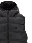 Moncler Schwarze ärmellose Jacke aus Polyamid