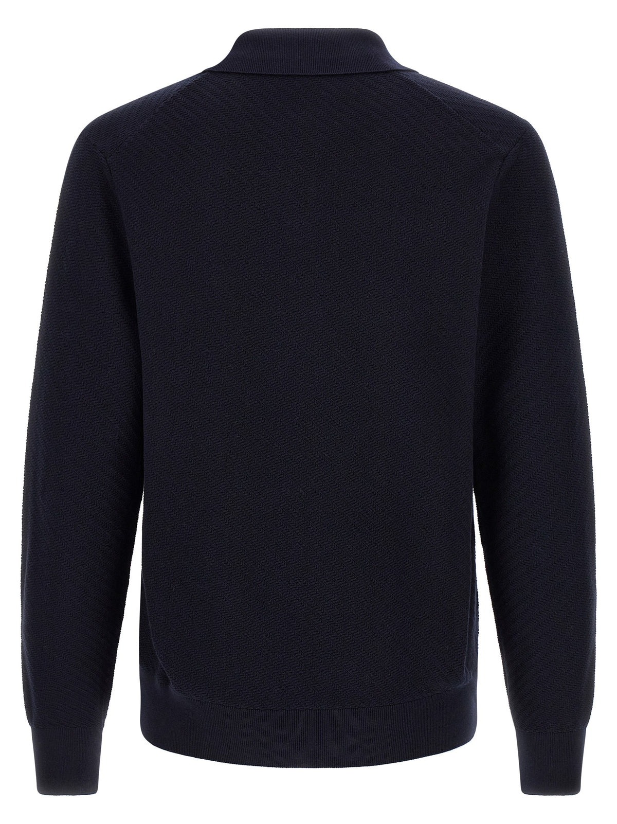 Hugo Boss Blue Cotton Polo Shirt
