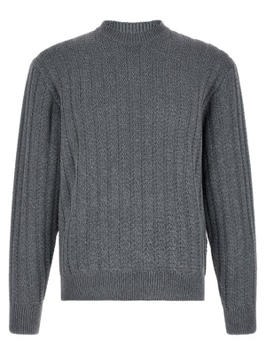 Hugo Boss Grauer Baumwollcardigan