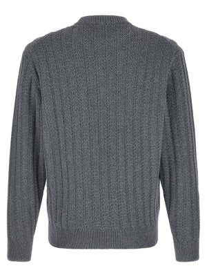 Hugo Boss Grauer Baumwollcardigan