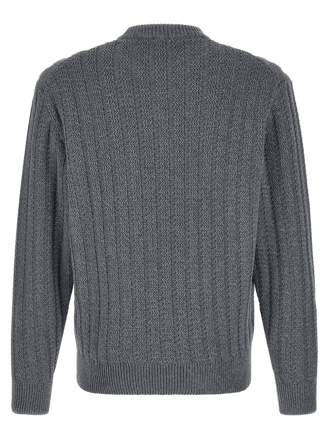 Hugo Boss Grauer Baumwollcardigan