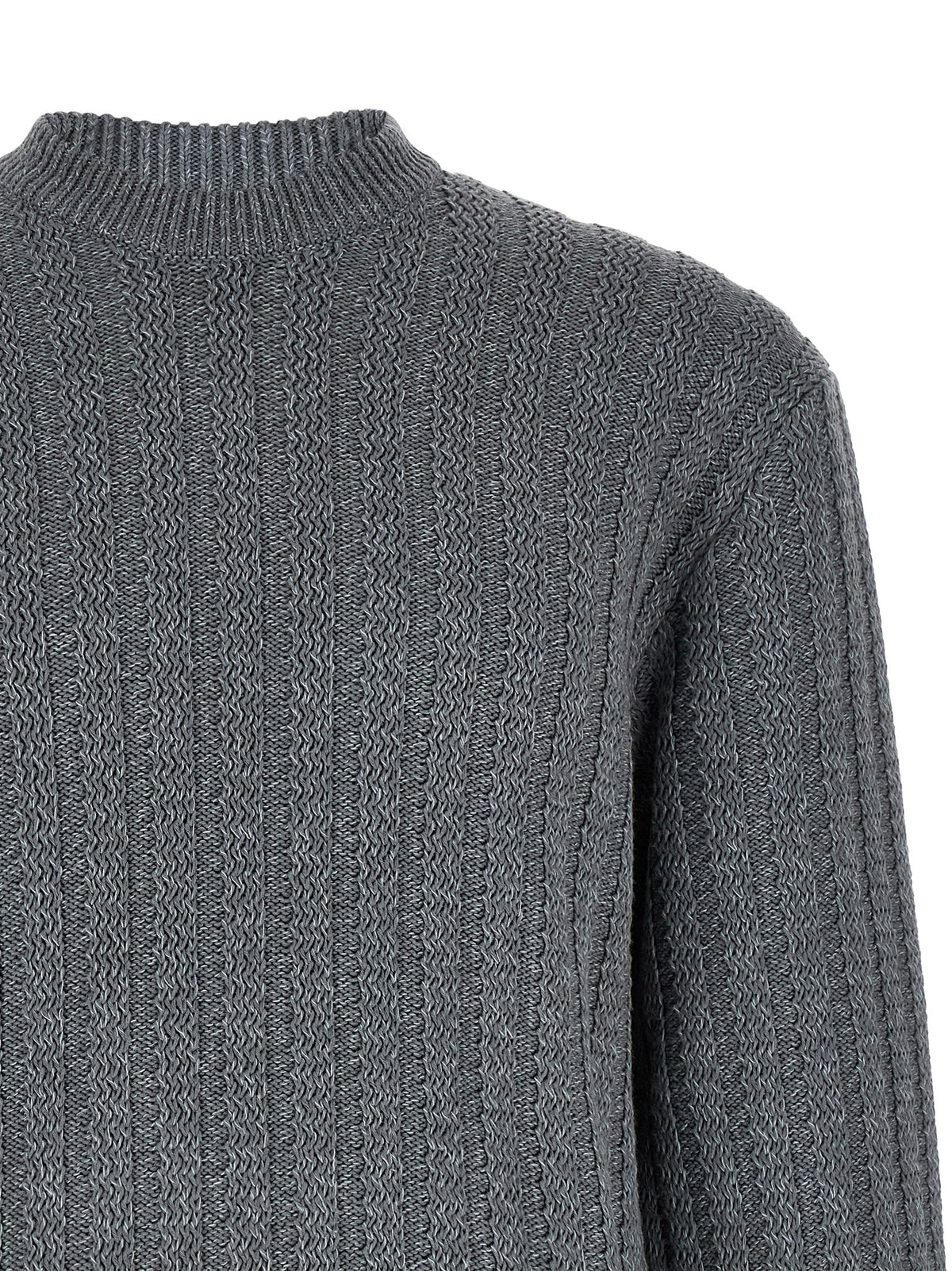 Hugo Boss Grey Cotton Cardigan
