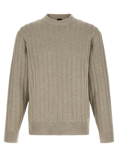 Hugo Boss Beigefarbener Baumwollcardigan