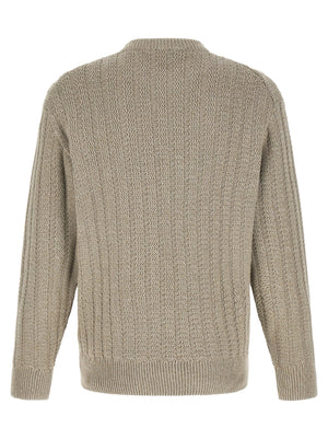 Hugo Boss Beigefarbener Baumwollcardigan