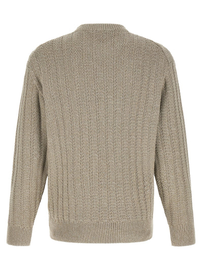 Hugo Boss Beigefarbener Baumwollcardigan