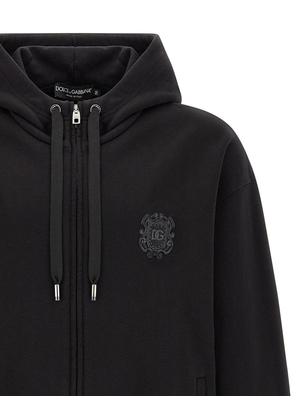 Dolce & Gabbana Schwarzer Baumwoll-Sweatshirt