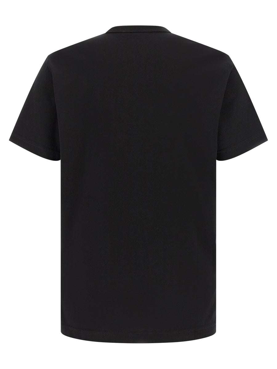 Dolce & Gabbana Schwarzes Baumwoll-T-Shirt