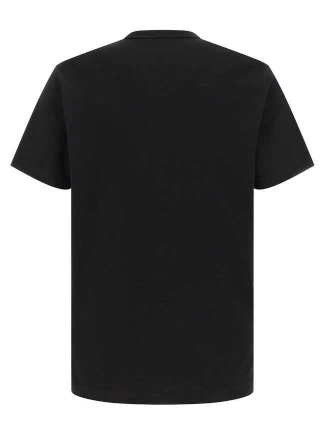 Dolce & Gabbana Schwarzes Baumwoll-T-Shirt