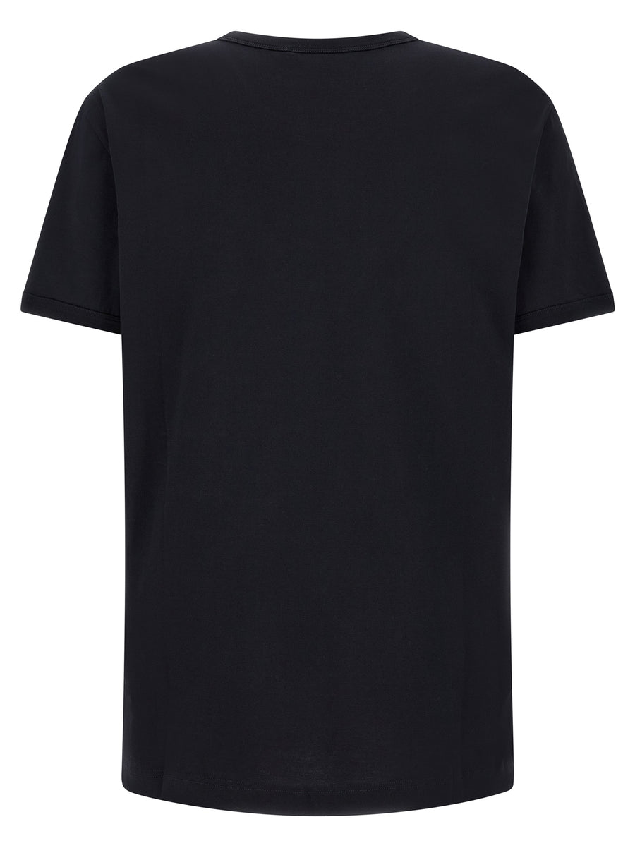 Dolce & Gabbana Blaues Baumwoll-T-Shirt