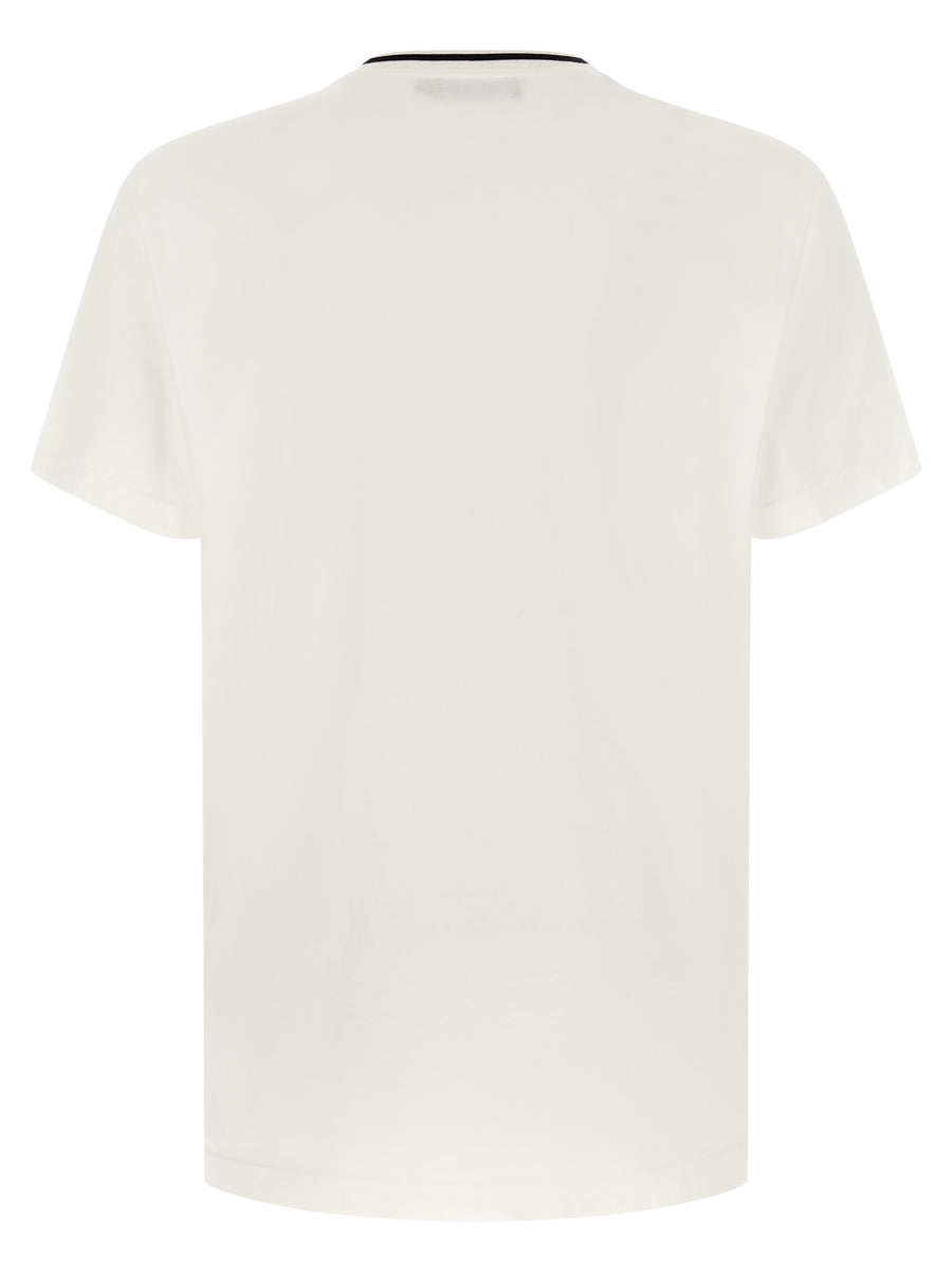 Dolce & Gabbana Weißes Baumwoll-T-Shirt