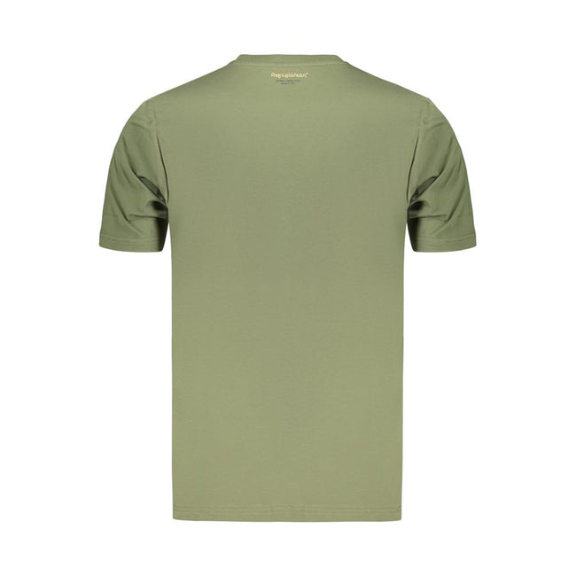 Refrigiwear Grünes Baumwoll-T-Shirt für Herren