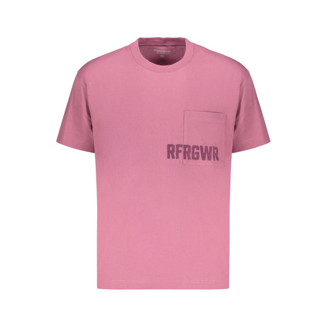 Refrigiwear Violettes Baumwoll-T-Shirt für Herren