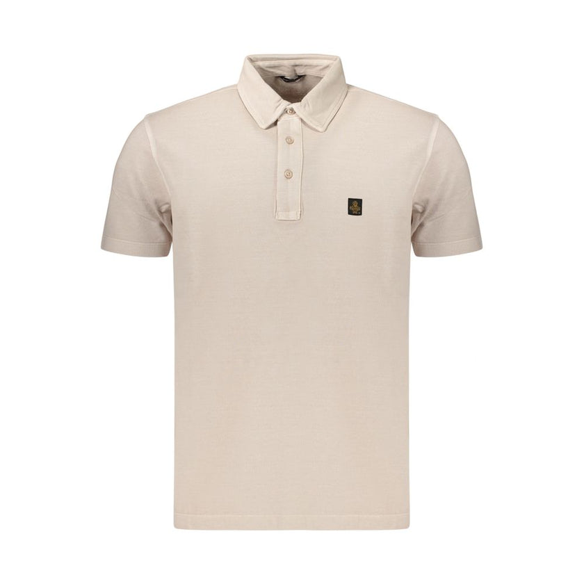 Refrigiwear Beige Baumwoll-Poloshirt für Herren