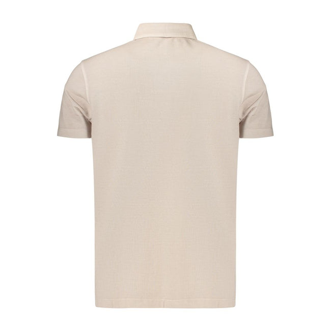Refrigiwear Herren Polohemd aus beiger Baumwolle