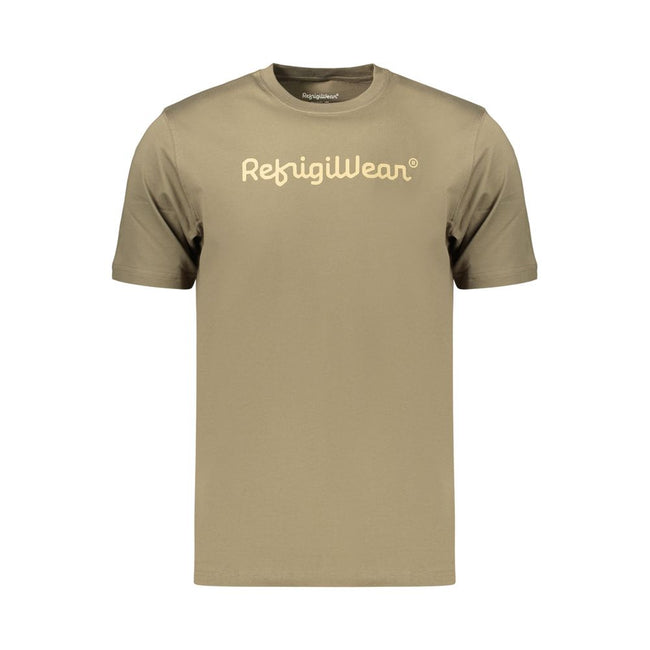 Refrigiwear Grünes Baumwoll-T-Shirt für Herren