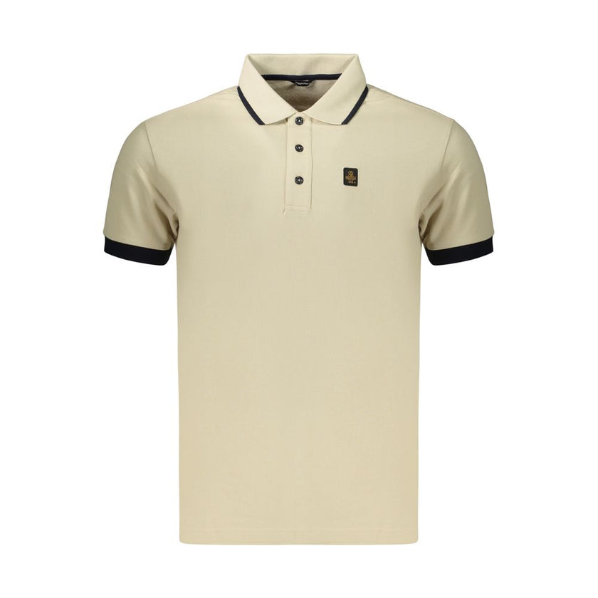 Refrigiwear Beige Baumwoll-Poloshirt für Herren