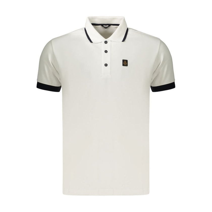 Refrigiwear Baumwoll-Poloshirt in Weiß