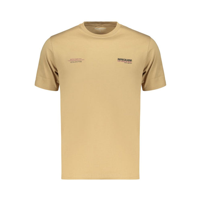 Refrigiwear Herren-T-Shirt aus brauner Baumwolle