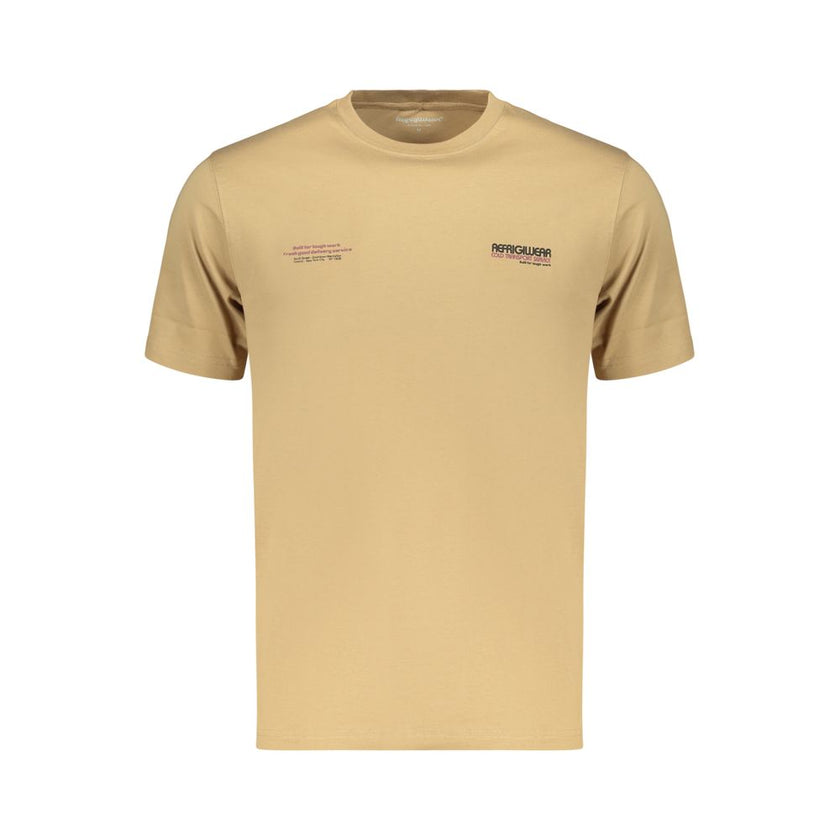 Refrigiwear Braunes Baumwoll-T-Shirt für Herren