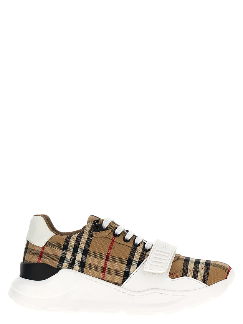 Burberry Beige Baumwoll-Sneaker