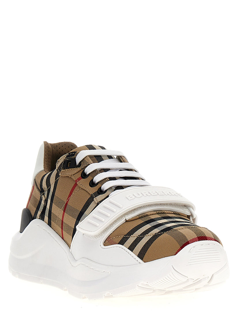 Burberry Beige Baumwoll-Sneaker