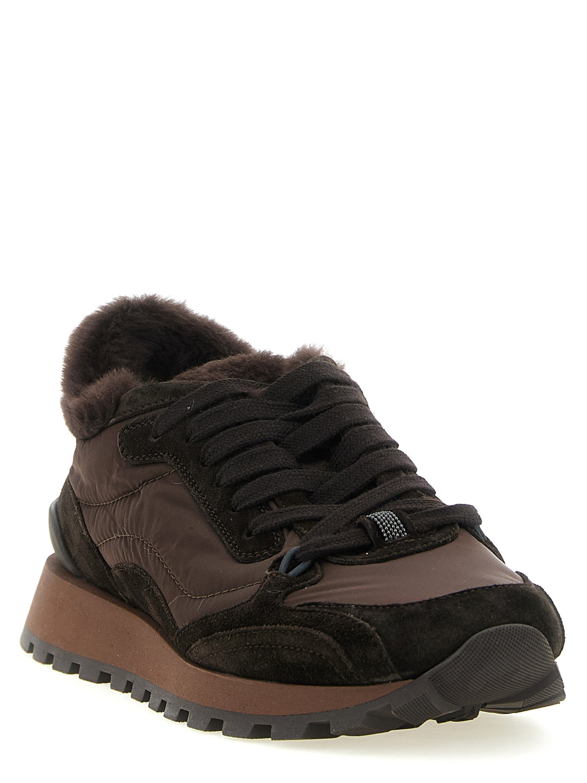 Brunello Cucinelli Black Calfskin Sneakers