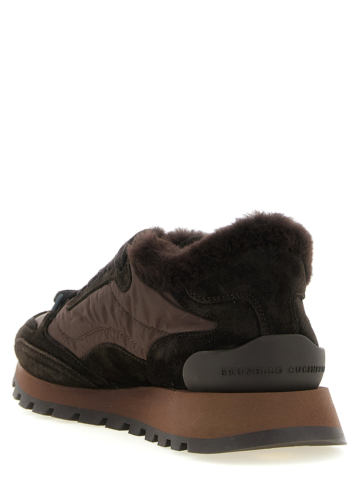 Brunello Cucinelli Black Calfskin Sneakers