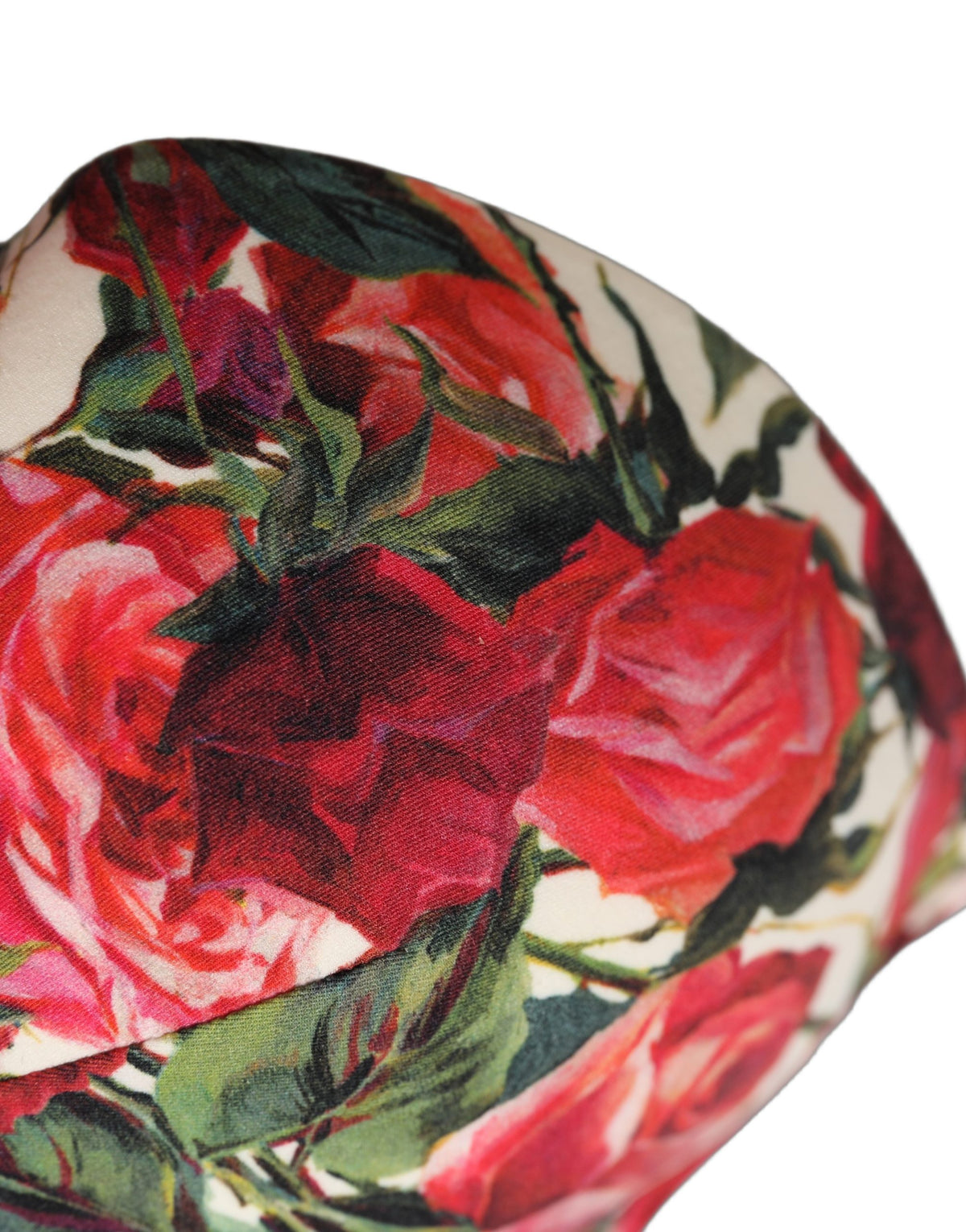 Dolce & Gabbana Multicolor Floral Print Bikini Top for the Beach