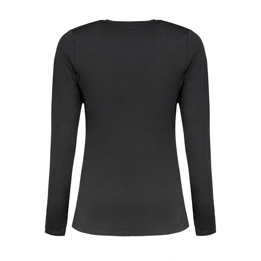 Pepe Jeans Schwarzes Baumwoll-T-Shirt für Damen