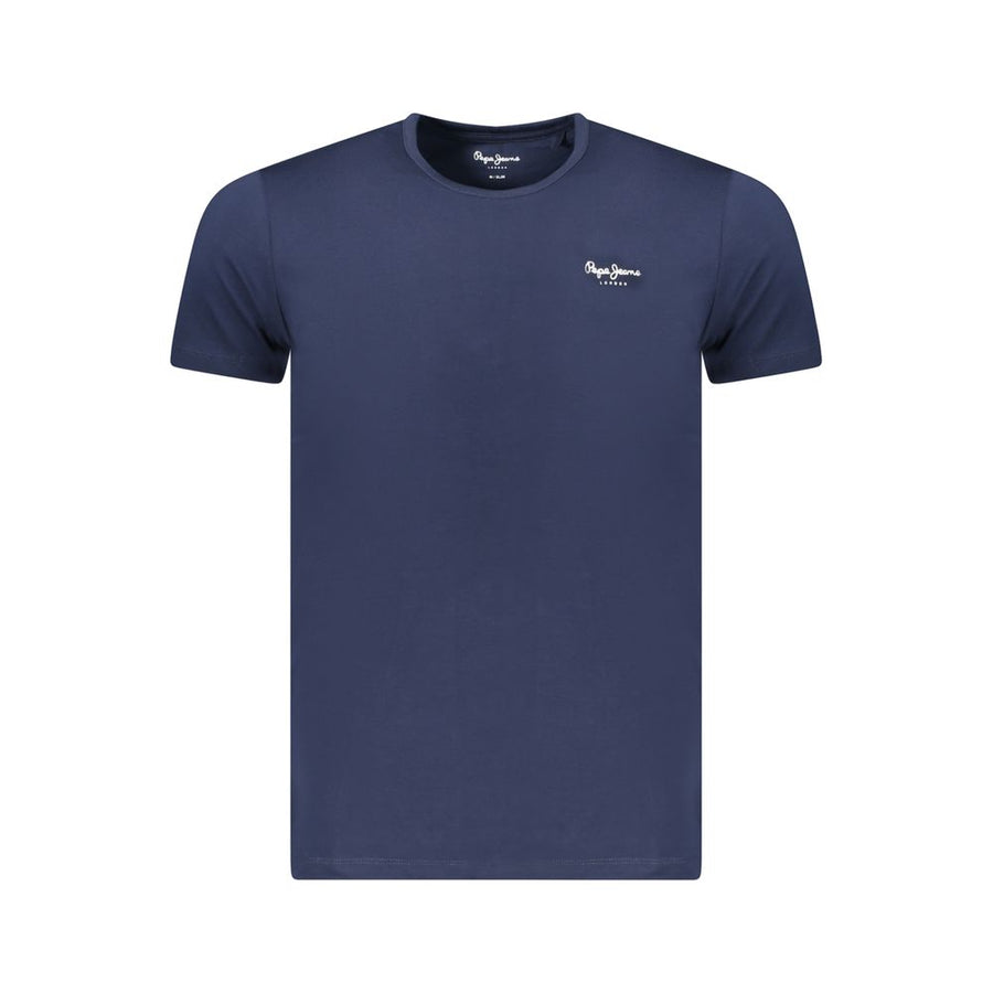 Men's Pepe Jeans Blue Cotton T-Shirt