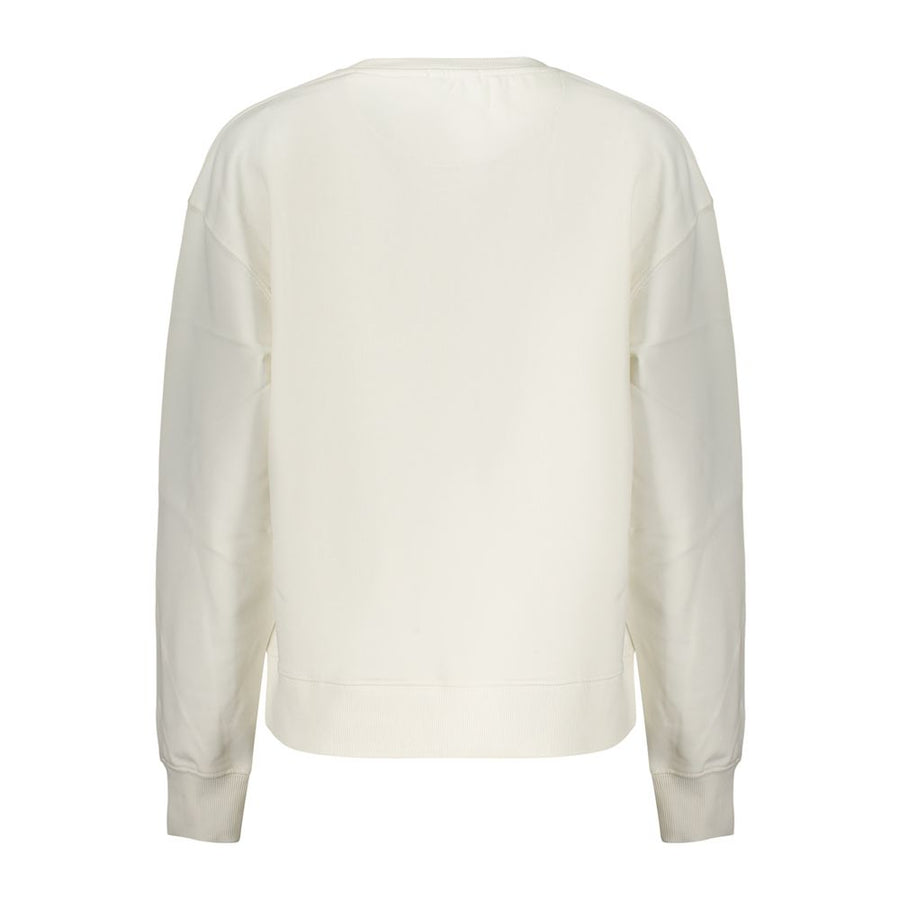 Pepe Jeans Women's White Cotton Sweatshirt
