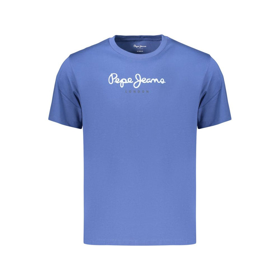 Pepe Jeans Blaues Baumwoll-T-Shirt für Herren