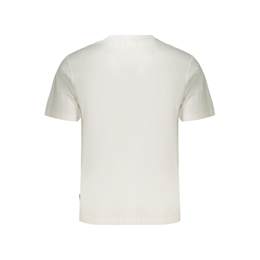 Pepe Jeans Weißes Herren-T-Shirt aus Baumwolle
