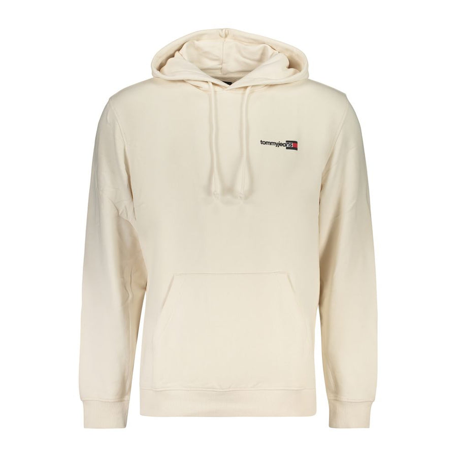 Tommy Hilfiger Men's Hooded Sweatshirt in White Cotton
