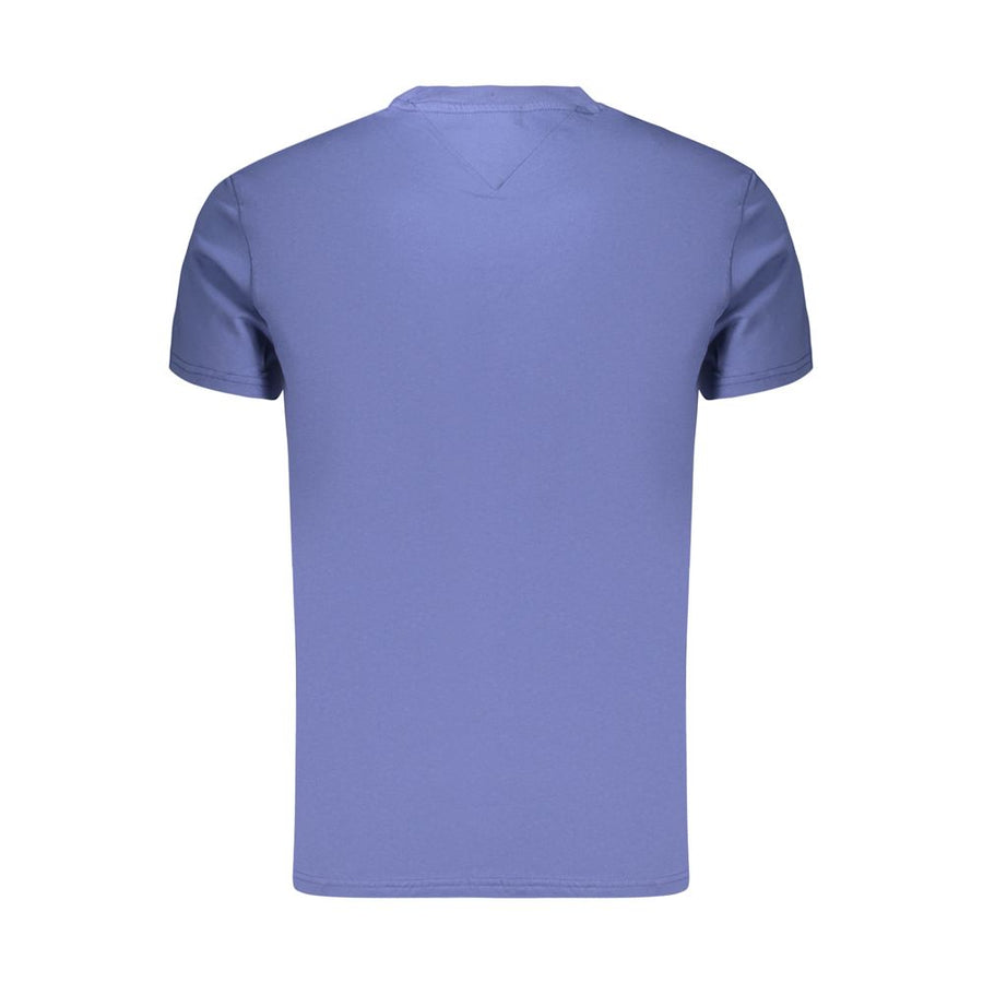 Tommy Hilfiger Blaues Baumwoll-T-Shirt für Herren