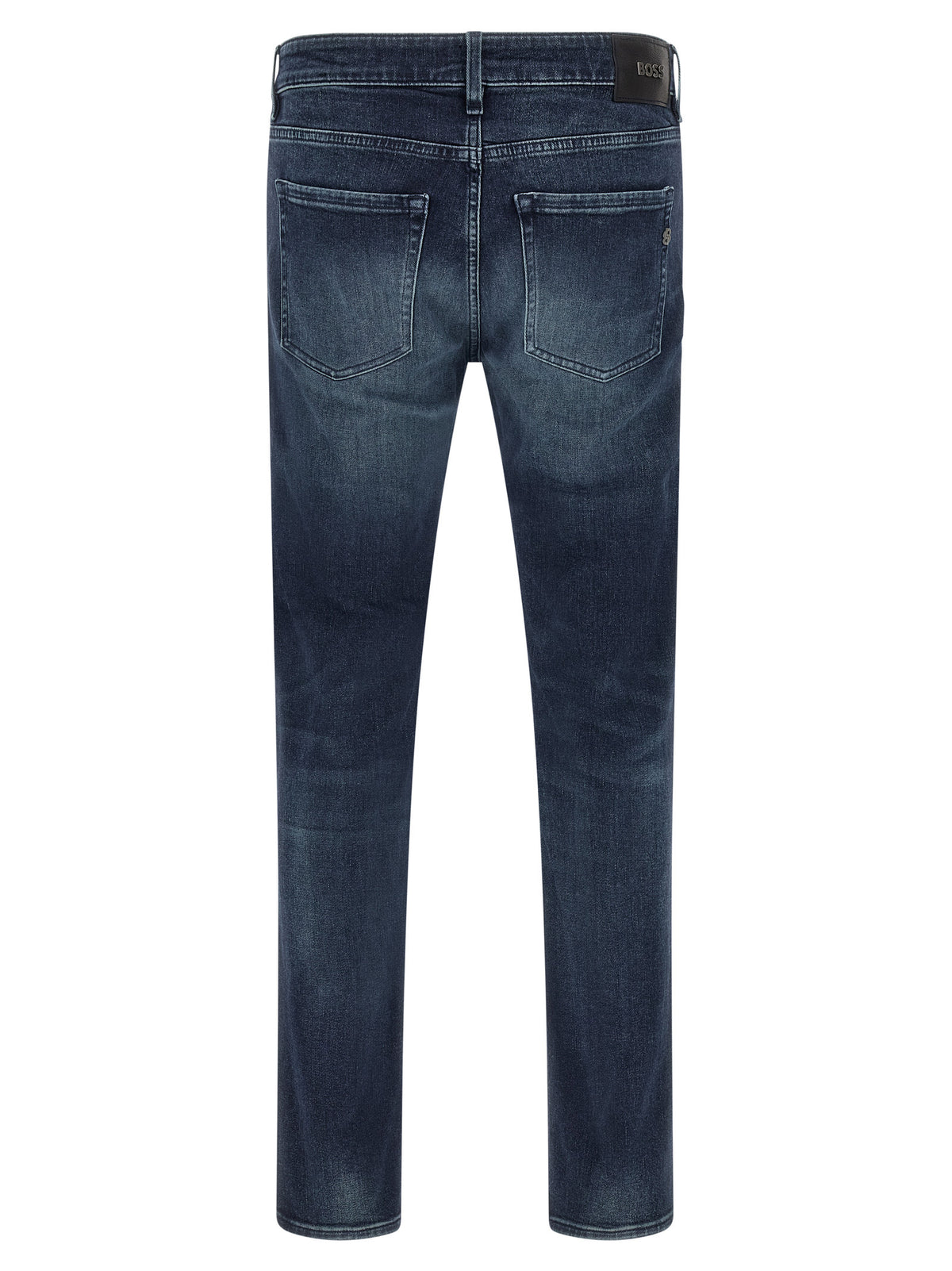 Hugo Boss Blaue Jeans aus Baumwolle, Tapered Fit