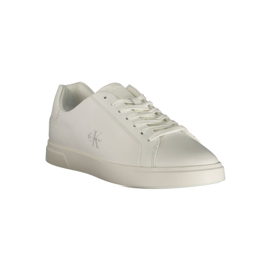 Calvin Klein White Polyester Sneakers